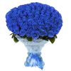 Фото товара 101 синяя роза (крашеная) в Измаиле