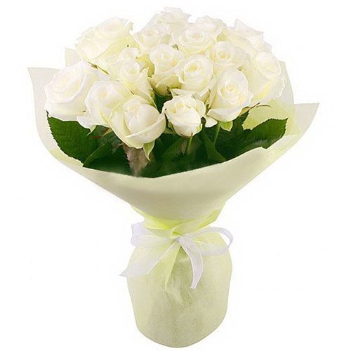 Фото товара 19 белых роз в Измаиле