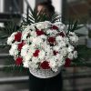 Фото товара 200 кустовых роз в корзине в Измаиле