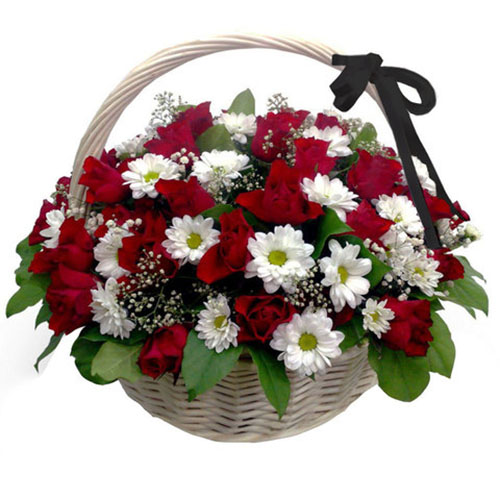 корзина цветов на похороны в Измаиле