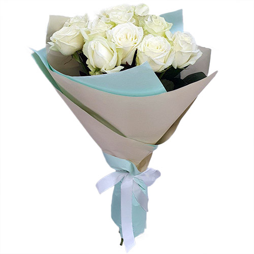 Фото товара Букет белых роз (11 шт) в Измаиле